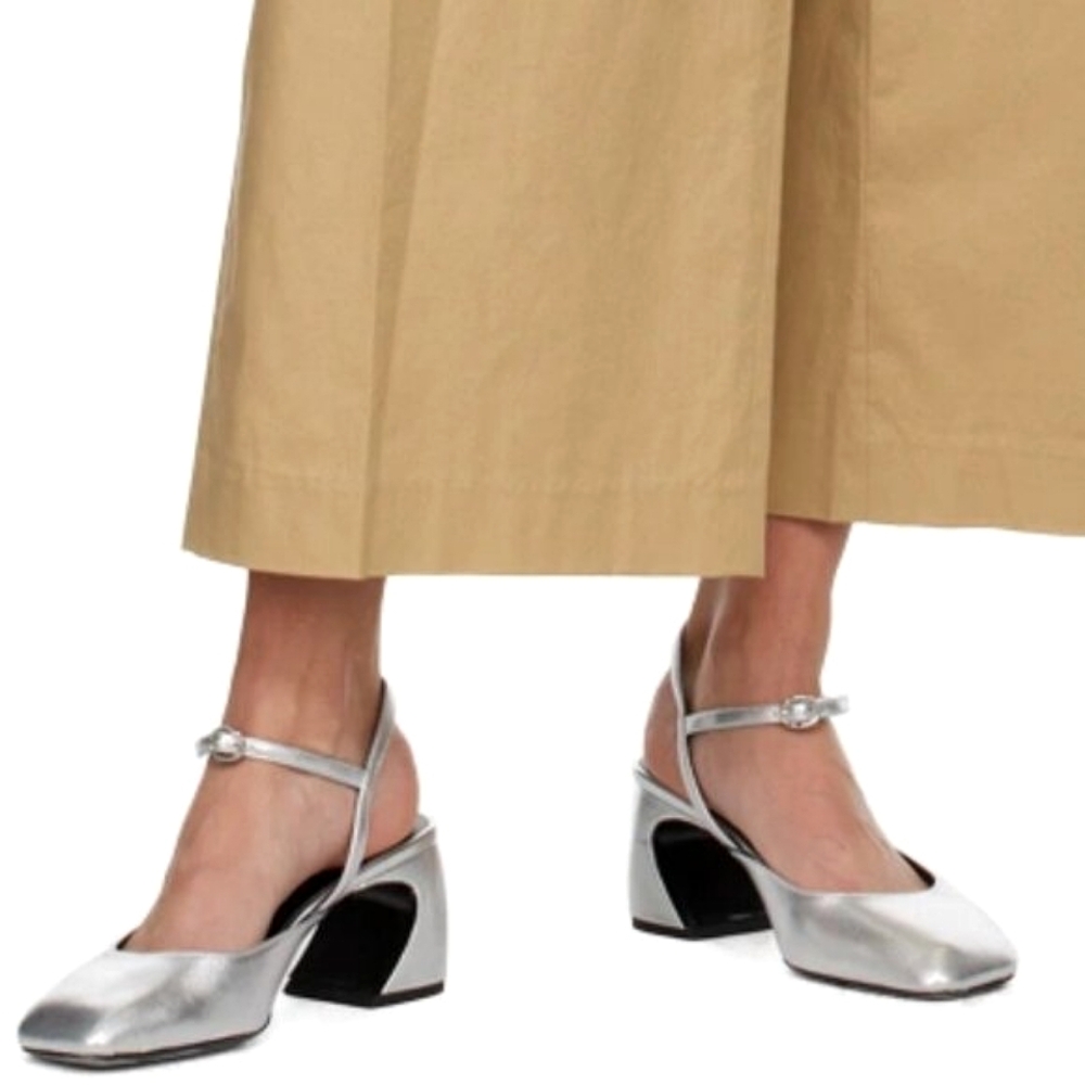 NIB$525 3.1 Phillip Lim ID Mary Jane 65mm Crescent Mid Heel Pump 38 8
